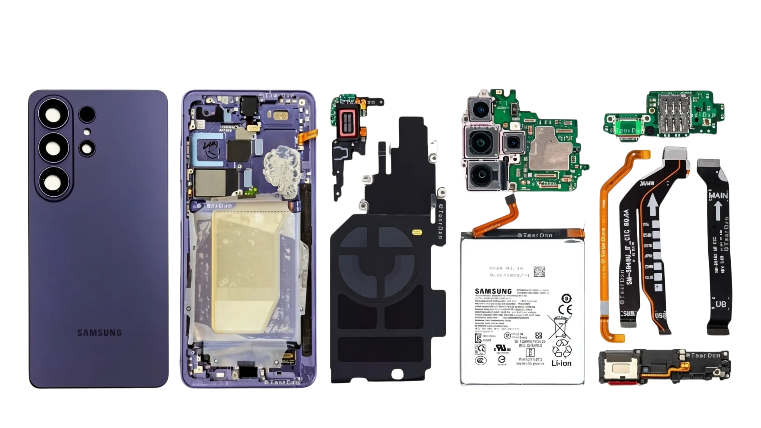 Inventario visual de repuestos de celulares